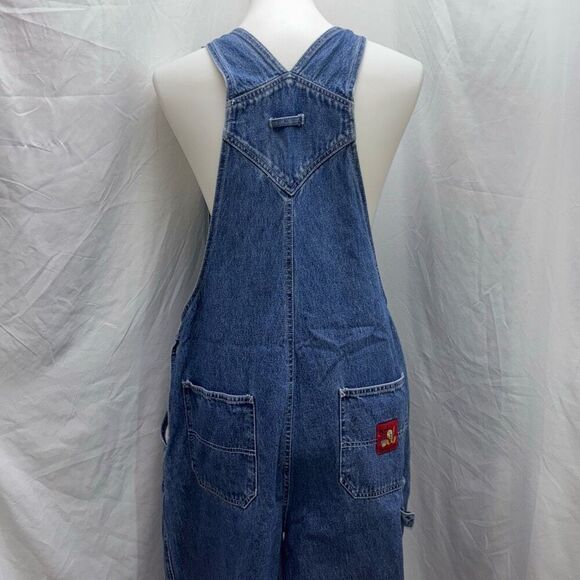 Y2K Vintage Looney Tunes Tweety Bird Paint 90s Denim Carpenter Overalls XL adult - Picture 4 of 12